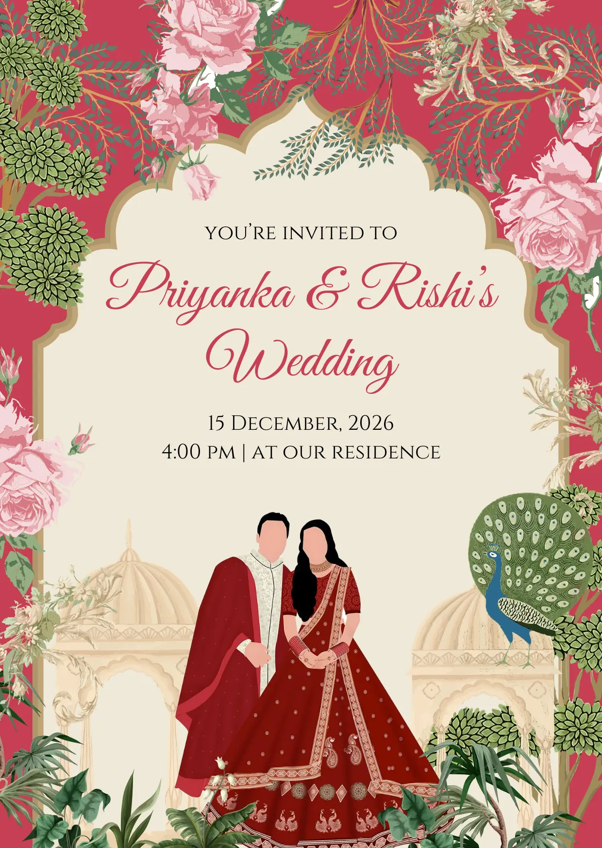 Destination Passport Wedding Website